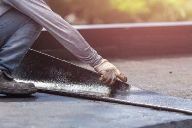 Professional Crawl Space Encapsulation technician working in Ludlow Falls, OH